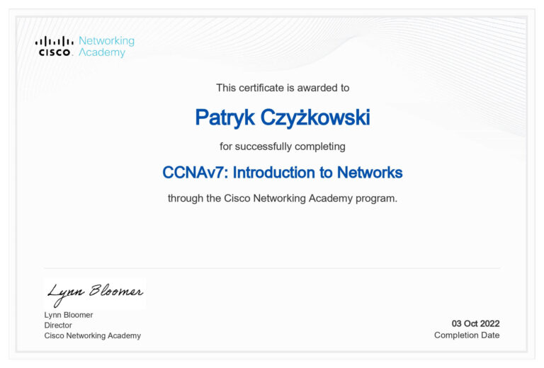 CCNA-_Introduction_to_Networks_certificate_patryk-czyzkowskir1-gmail-com_3b750c87-ef98-413c-8ded-160fd39f3fe9_page-0001